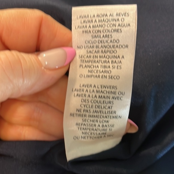 Nanette Lepore Dress Lace Sleeves Tweed Metallic Skirt Section V-neck Size 10 - Picture 10 of 11